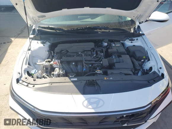 2024 Hyundai Elantra SE with VIN KMHLL4DG5RU845818, listed as a Copart auction lot 50659615 with 6,628 mi miles and Salvage Title. Bid and sale history available at DreamBid. Image 11.