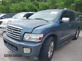 2008 Infiniti QX56 with VIN 5N3AA08D78N912991, listed as a IAAI auction lot 42069298 with 207,270 mi miles. Bid and sale history available at carsss.com. Image 2.