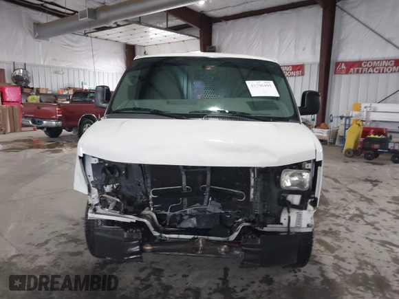 2014 Chevrolet Express Cargo Van with VIN 1GCWGFCA0E1138684, listed as a IAAI auction lot 41796495 with 101,756 mi miles. Bid and sale history available at carsss.com. Image 12.