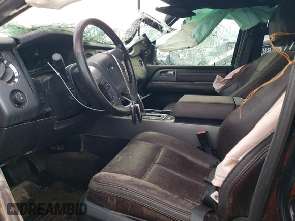2015 Ford Expedition Max Platinum with VIN 1FMJK1MT3FEF35310, listed as a Copart auction lot 75449744 with 199,747 mi miles and Salvage title. Bid and sale history available at DreamBid. Image 7.