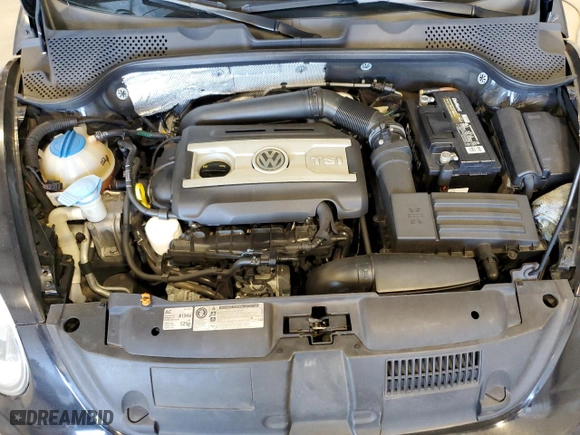 2012 Volkswagen Beetle 2.0T Black Turbo Launch Edition PZEV with VIN 3VWVA7AT4CM604847, listed as a Copart auction lot 88374685 with 135,278 mi miles and Salvage Title. Bid and sale history available at carsss.com. Image 13.