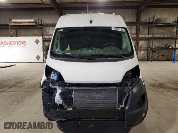 2024 Ram ProMaster Cargo Tradesman with VIN 3C6LRVDGXRE133304, listed as a Copart auction lot 49920835 with 23,133 mi miles and Salvage Title. Bid and sale history available at DreamBid. Image 5.