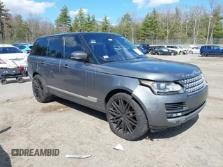 2016 Land Rover Range Rover Supercharged z VIN SALGS2EF4GA284943, wystawiony jako IAAI lot #42080156 z przebiegiem 111 602 mil mil oraz . Historia ofert i sprzedaży dostępna na DreamBid. Obrazek 1.
