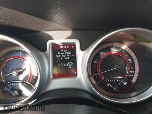 2018 Dodge Journey SE with VIN 3C4PDCAB3JT444417, listed as a IAAI auction lot 41833034 with 72,354 mi miles. Bid and sale history available at carsss.com. Image 7.