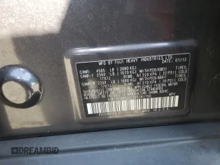 2013 Subaru Outback Premium with VIN 4S4BRCGCXD3281790, listed as a Copart auction lot 74558934 with 114,823 mi miles and Salvage Title. Bid and sale history available at carsss.com. Image 14.
