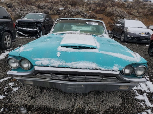 1965 Ford Thunderbird with VIN 5Y83Z102522, listed as a Copart auction lot 80890144 with Not Provided miles and Clean Title. Bid and sale history available at DreamBid. Image 5.