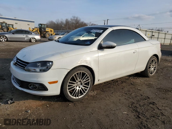 2012 Volkswagen Eos Lux with VIN WVWFW7AH0CV006913, listed as a Copart auction lot 87315134 with 126,069 mi miles and Salvage Title. Bid and sale history available at DreamBid. Image 1.