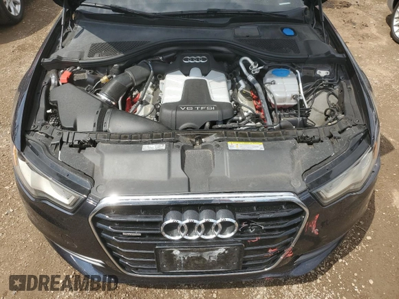 2014 Audi A6 Premium Plus with VIN WAUFGAFC2EN162765, listed as a Copart auction lot 54138005 with 32,580 mi miles and Salvage title. Bid and sale history available at DreamBid. Image 11.