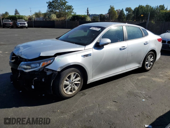 2018 Kia Optima LX with VIN 5XXGT4L36JG181852, listed as a Copart auction lot 64071225 with 51,962 mi miles and Salvage title. Bid and sale history available at DreamBid. Image 1.