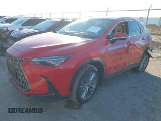2025 Lexus NX 350 Luxury with VIN 2T2HGCEZ4SC065851, listed as a IAAI auction lot 41063792 with 1,061 mi miles and . Bid and sale history available at DreamBid. Image 17.