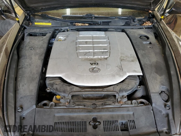 2013 Lexus LS 460 L with VIN JTHDL5EF7D5006064, listed as a Copart auction lot 54825875 with 151,236 mi miles and Salvage title. Bid and sale history available at DreamBid. Image 11.