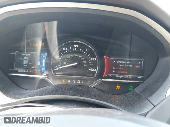 2017 Lincoln MKZ Hybrid Black Label with VIN 3LN6L5NU8HR639681, listed as a IAAI auction lot 42571227 with 123,522 mi miles and . Bid and sale history available at DreamBid. Image 7.