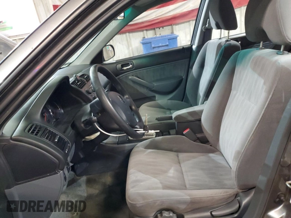 2004 Honda Civic LX with VIN 2HGES16594H615805, listed as a Copart auction lot 49741785 with 194,216 mi miles and Salvage Title. Bid and sale history available at carsss.com. Image 7.