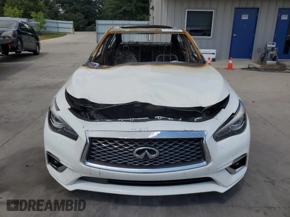 2020 Infiniti Q50 Pure z VIN JN1EV7AP1LM206584, wystawiony jako Copart lot #71473254 z przebiegiem Nie podano mil oraz Szkoda całkowita • Salvage title. Historia ofert i sprzedaży dostępna na DreamBid. Obrazek 5.