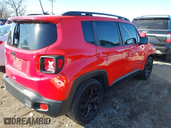 2018 Jeep Renegade Altitude with VIN ZACCJABB6JPG97376, listed as a IAAI auction lot 41424095 with 133,261 mi miles and . Bid and sale history available at DreamBid. Image 4.