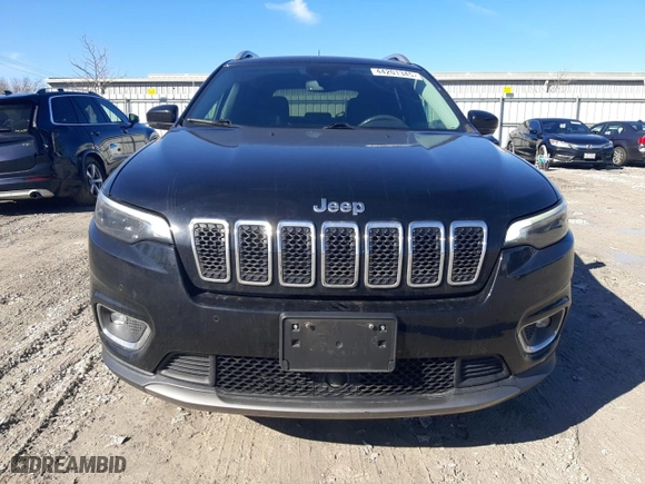 2019 Jeep Cherokee Limited with VIN 1C4PJMDX3KD125970, listed as a Copart auction lot 44201345 with 76,614 mi miles and Salvage Title. Bid and sale history available at carsss.com. Image 5.