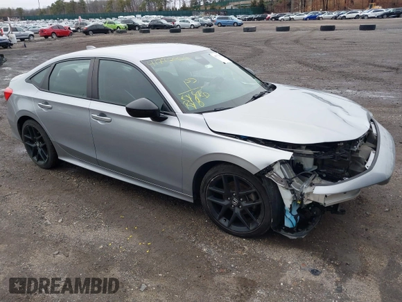 2022 Honda Civic Sport z VIN 2HGFE2F56NH537728, wystawiony jako IAAI lot #41772928 z przebiegiem 38 147 mil mil oraz . Historia ofert i sprzedaży dostępna na DreamBid. Obrazek 1.