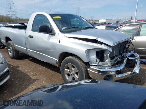 2007 Dodge 1500 ST with VIN 1D7HA16K77J619588, listed as a IAAI auction lot 41913884 with 79,677 mi miles. Bid and sale history available at carsss.com. Image 1.
