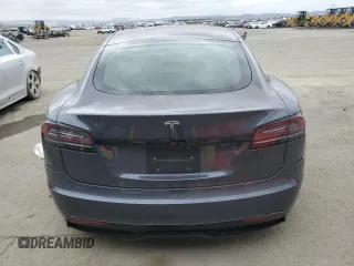 2022 Tesla Model S with VIN 5YJSA1E5XNF474238, listed as a Copart auction lot 54220115 with Not provided miles and Salvage title. Bid and sale history available at DreamBid. Image 6.