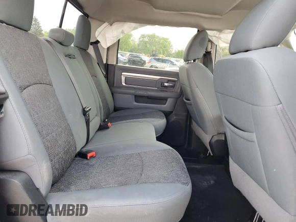 2018 Ram 1500 Big Horn with VIN 3C6RR7LG0JG196864, listed as a Copart auction lot 56141865 with 127,025 mi miles and Salvage title. Bid and sale history available at DreamBid. Image 10.