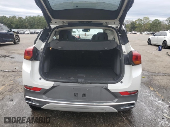 2023 Buick Encore GX Essence with VIN KL4MMFSL7PB107636, listed as a Copart auction lot 89350735 with 27,108 mi miles and Salvage title. Bid and sale history available at DreamBid. Image 6.