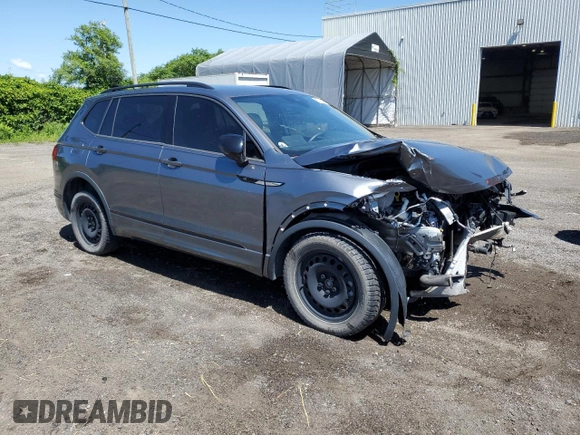 2022 Volkswagen Tiguan SE R-Line Black with VIN 3VV8B7AX1NM054592, listed as a Copart auction lot 65713085 with Not provided miles and Salvage title. Bid and sale history available at DreamBid. Image 4.
