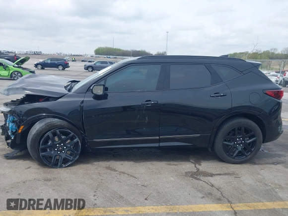 2023 Chevrolet Blazer RS with VIN 3GNKBKRS0PS225810, listed as a IAAI auction lot 42115702 with 36,393 mi miles and . Bid and sale history available at DreamBid. Image 14.