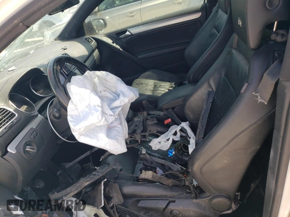 2012 Volkswagen Golf w/Sunroof & Navi z VIN WVWRF7AJ2CW316569, wystawiony jako Copart lot #65226494 z przebiegiem Nie podano mil oraz Szkoda całkowita • Salvage title. Historia ofert i sprzedaży dostępna na DreamBid. Obrazek 7.