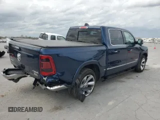 2020 Ram 1500 Limited with VIN 1C6SRFHT0LN314794, listed as a Copart auction lot 51520715 with 61,397 mi miles and Salvage title. Bid and sale history available at DreamBid. Image 3.