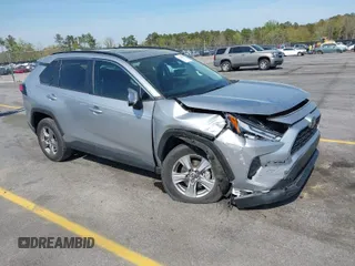2023 Toyota RAV4 XLE with VIN 2T3W1RFV2PC230208, listed as a IAAI auction lot 41916027 with 21,151 mi miles. Bid and sale history available at carsss.com. Image 1.