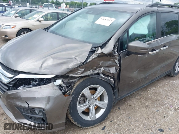 2018 Honda Odyssey EX с VIN 5FNRL6H54JB089351, выставлен на аукционе IAAI как лот 42457632 с пробегом 83 333 миль миль и . История ставок и продаж доступна на DreamBid. Изображение 6.
