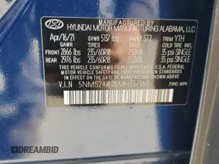 2021 Hyundai Santa Fe Essential with VIN 5NMS24AJ8MH357160, listed as a Copart auction lot 88753145 with 69,603 mi miles and Salvage Title. Bid and sale history available at carsss.com. Image 13.
