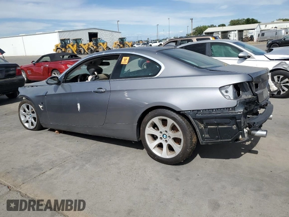 2007 BMW 3 Series 335i with VIN WBAWB73577P032771, listed as a Copart auction lot 57176575 with Not provided miles and Clean title. Bid and sale history available at DreamBid. Image 2.