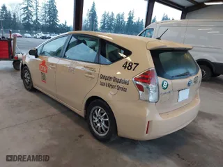 2015 Toyota Prius v Two with VIN JTDZN3EU4FJ030479, listed as a IAAI auction lot 41345263 with 1 mi miles. Bid and sale history available at carsss.com. Image 3.