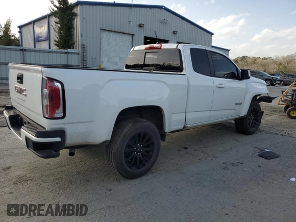 2022 GMC Canyon 2WD SLE with VIN 1GTH5CEA1N1323711, listed as a Copart auction lot 47789245 with 54,300 mi miles and Salvage Title. Bid and sale history available at carsss.com. Image 3.