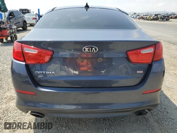 2015 Kia Optima LX with VIN 5XXGM4A71FG470602, listed as a Copart auction lot 55504075 with 177,394 mi miles and Salvage Title. Bid and sale history available at DreamBid. Image 6.