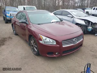 2010 Nissan Maxima 3.5 SV w/Sport Pkg with VIN 1N4AA5AP2AC809533, listed as a IAAI auction lot 41795703 with 132,961 mi miles. Bid and sale history available at carsss.com. Image 1.