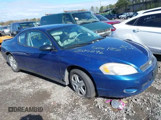 2006 Chevrolet Monte Carlo LT 3.5L z VIN 2G1WM15KX69369132, wystawiony jako IAAI lot #42142119 z przebiegiem Nie podano mil oraz . Historia ofert i sprzedaży dostępna na DreamBid. Obrazek 1.