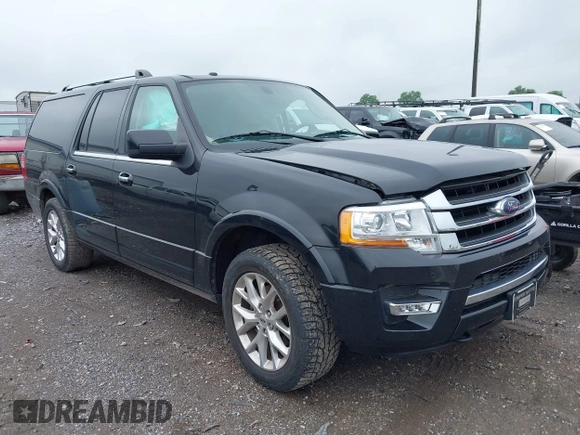 2015 Ford Expedition Max Limited with VIN 1FMJK2AT0FEF45948, listed as a IAAI auction lot 42270255 with 103,553 mi miles and . Bid and sale history available at DreamBid. Image 1.