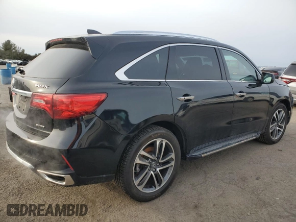 2017 Acura MDX w/Advance Pkg with VIN 5FRYD4H81HB001548, listed as a Copart auction lot 45001065 with 65,888 mi miles and Salvage Title. Bid and sale history available at carsss.com. Image 3.
