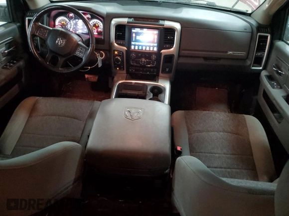 2018 Ram 1500 SLT with VIN 1C6RR7LT9JS337937, listed as a Copart auction lot 47976435 with 75,587 mi miles and Salvage title. Bid and sale history available at DreamBid. Image 8.