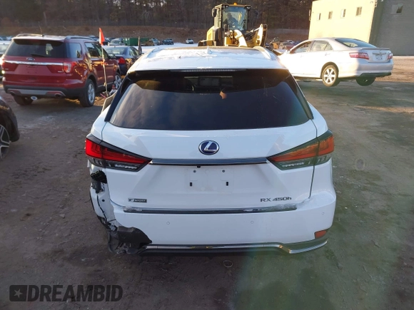 2021 Lexus RX with VIN 2T2YGMDAXMC069245, listed as a IAAI auction lot 41311771 with 54,549 mi miles. Bid and sale history available at carsss.com. Image 17.