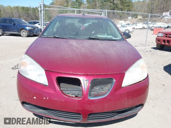 2008 Pontiac G6 with VIN 1G2ZG57N584104672, listed as a IAAI auction lot 41860291 with 183,358 mi miles. Bid and sale history available at carsss.com. Image 6.