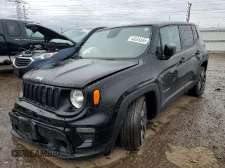 2020 Jeep Renegade Sport with VIN ZACNJAAB8LPL87630, listed as a Copart auction lot 43628295 with 52,320 mi miles and Salvage Title. Bid and sale history available at carsss.com. Image 1.