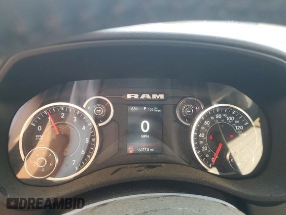 2024 Ram 2500 Big Horn with VIN 3C6UR5DJ2RG348373, listed as a Copart auction lot 63569185 with 16,077 mi miles and Clean title. Bid and sale history available at DreamBid. Image 9.