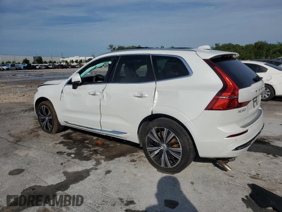 2022 Volvo XC60 Inscription с VIN YV4062RL0N1953703, выставлен на аукционе Copart как лот 58579595 с пробегом 20 397 миль миль и На запчасти • Non repairable. История ставок и продаж доступна на DreamBid. Изображение 2.