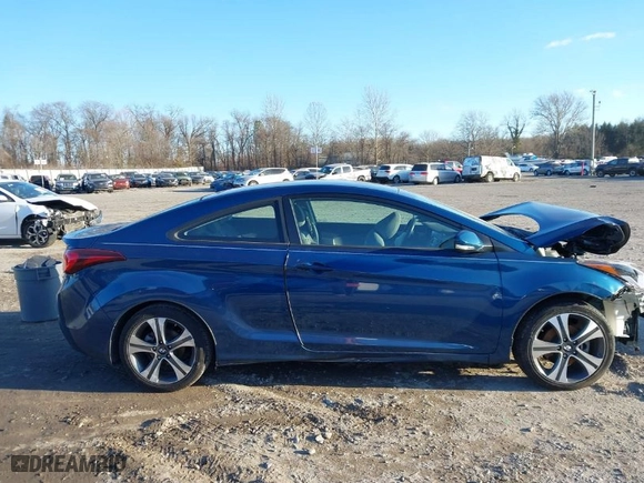 2014 Hyundai Elantra Coupe with VIN KMHDH6AH0EU027924, listed as a IAAI auction lot 41646158 with NaN miles. Bid and sale history available at carsss.com. Image 13.