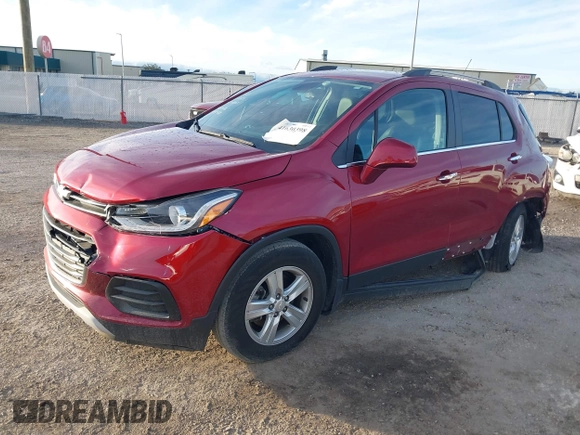 2020 Chevrolet Trax LT with VIN 3GNCJLSB3LL163220, listed as a IAAI auction lot 41630398 with 34,513 mi miles and . Bid and sale history available at DreamBid. Image 17.
