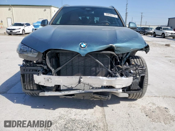 2025 BMW X5 sDrive40i with VIN 5UX13EU04S9Y41593, listed as a Copart auction lot 49856115 with 395 mi miles and Salvage Title. Bid and sale history available at carsss.com. Image 5.