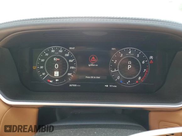 2020 Land Rover Range Rover Sport SVR z VIN SALWZ2RE6LA884804, wystawiony jako Copart lot #53947675 z przebiegiem 67 930 mil mil oraz Szkoda całkowita • Salvage title. Historia ofert i sprzedaży dostępna na DreamBid. Obrazek 9.
